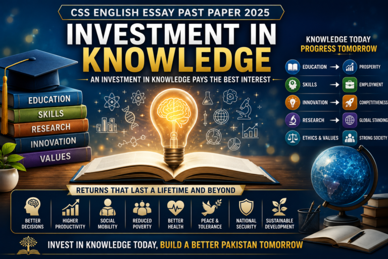 Investment in Knowledge pays the best interest because education, skills, research and innovation build the strongest foundation of national progress.