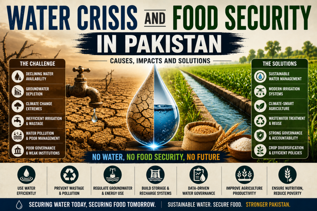 Water Crisis and Food Security in Pakistan