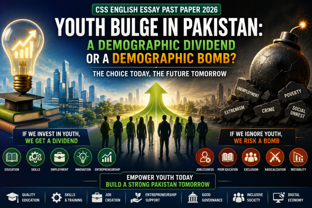 CSS English Essay Past Paper 2026 Local Government System the missing link in Pakistan’s governance structure